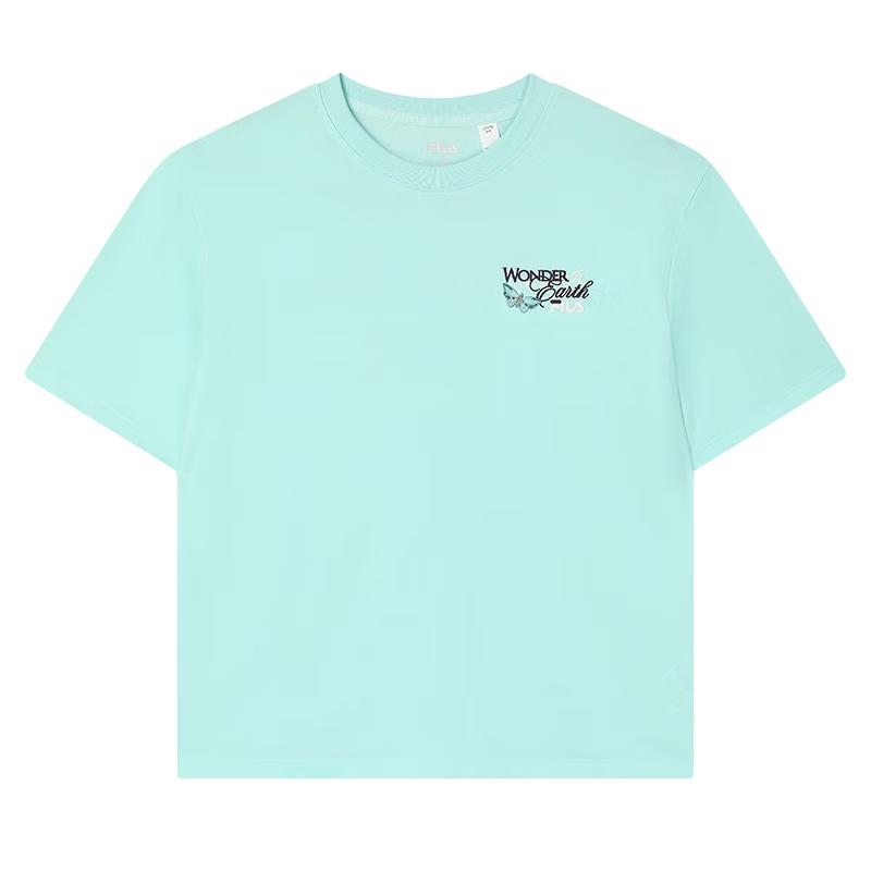 FILA Women s Casual Knit Short-Sleeve T-Shirt L