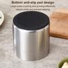 304 Stainless Steel Household Mashing Jar Anti-Slip Thick Grinding Bowl Wear Resist Mortar and Pestle Set for Lemon Spices Herbs
