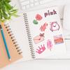62pcs Cute Pink Stickers Kawaii Graffiti Stickers for DIY Luggage Laptop Skateboard Motorcycle Bicycle Stickers