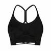 Stylish Cross-Back Yoga Sports Vest with Soft Straps for Fitness and Outdoor Running