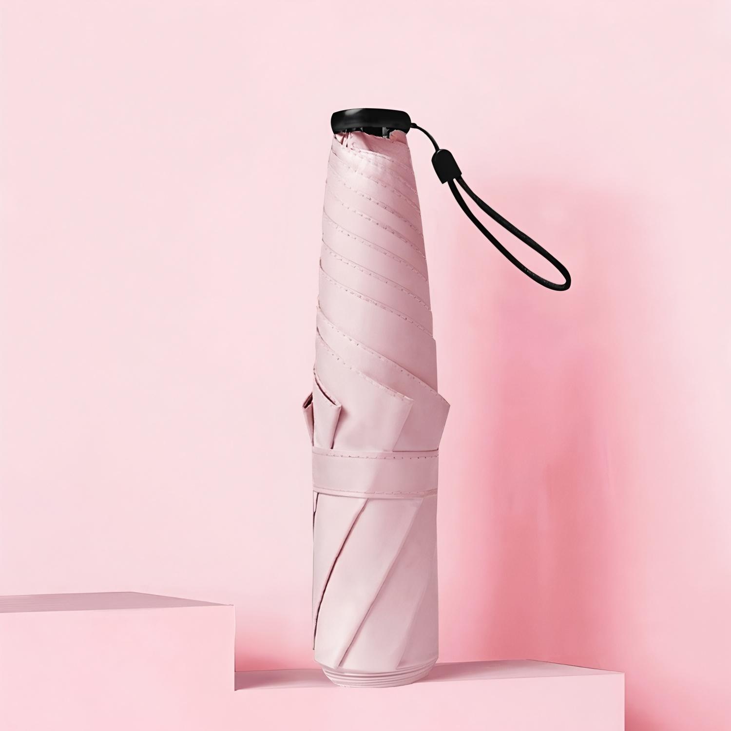 

Японский Сверхлегкий 6-спицевой Сверхлегкий Зонт-перо Виниловая защита от солнца Солнцезащитный козырек Складной Девушка Портативный Зонт-карандаш Iron&6K розовый