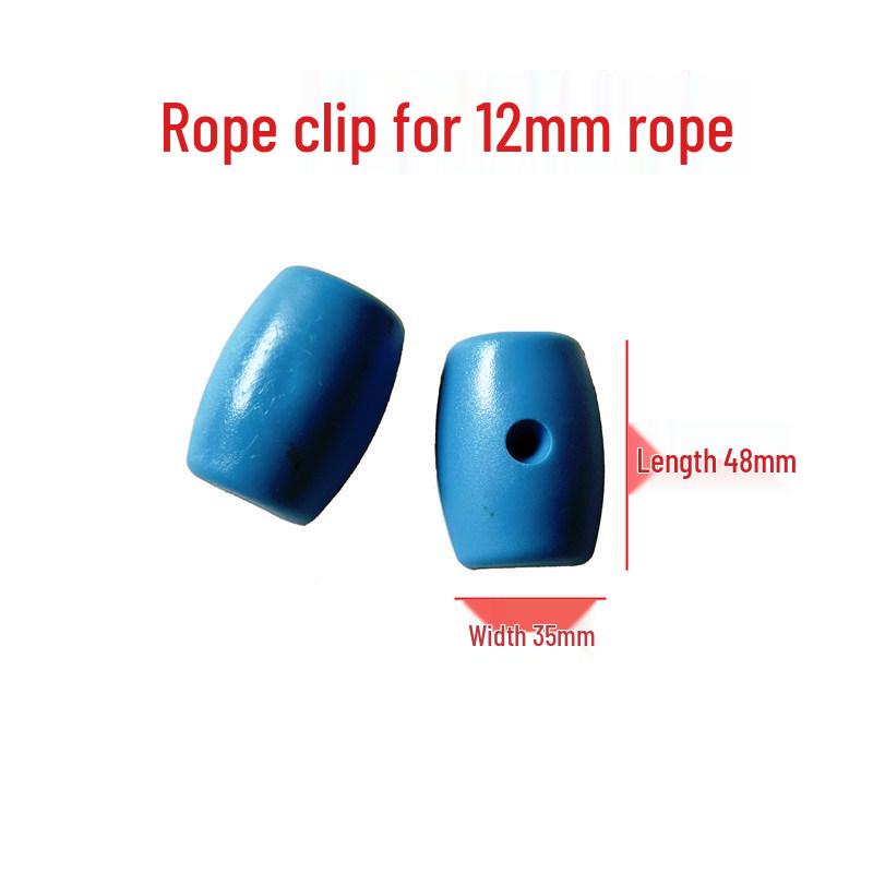 

Cylindrical Plastic Climbing Rope Connector Buckle for 12mm Rope 1 Rope Clip for 12mm Rope