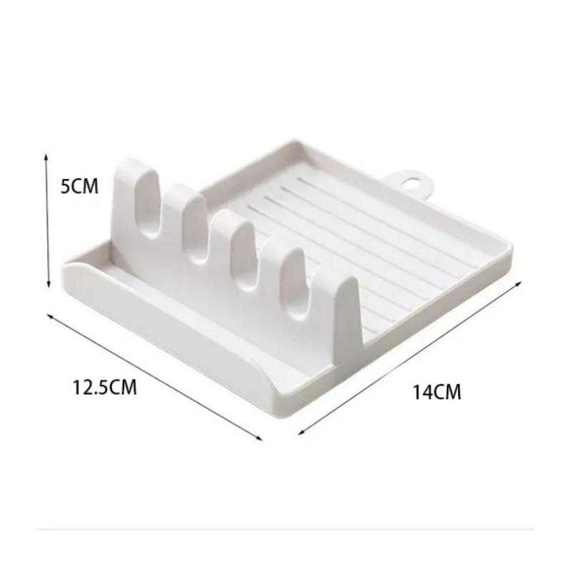Plastic Spoon Holder Spatula Holder Kitchen Storage Rack Shovel Holder Leaky Soup Spoon Chopstick Holder Baking Tray Rack and Li
