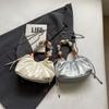 Ruffled cloud bag for women casual crossbody bag sweet bag fluffy shoulder bag folded