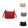 Womens Small Pu Square Bag With Soft Structure For Casual Street Fashion
