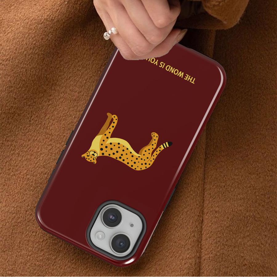 A Fashionable Running Leopard Phone Case for Apple iPhone 17 Plus 14 Pro Max 15 16 XS XR 13 16e 12 Air 11 Soft Cover Capa