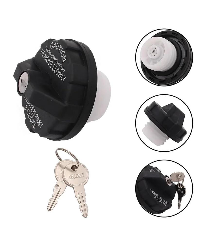 Locking Fuel Cap for Jeep Wrangler, TJ (1997-2000), Cherokee, XJ (1984-1999), and Dodge Minivan GS (1997-1999)
