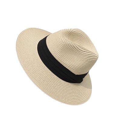 Acrylic Wide Brim Hat For Sun Protection And Versatile Style Fedora Sun Hat Panama Hats Cap