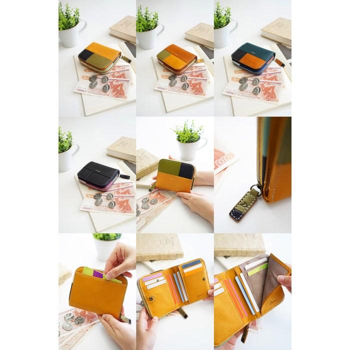 [Dakota] Two-Fold Wallet Genuine Leather Women's Black DA-31621-10
