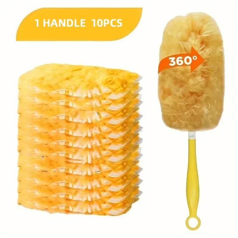 

Double Sided 360 ° Electrostatic Precipitator for Cleaning Dust Spider Web Cleaning Disposable Feather Duster Roof and Desktop