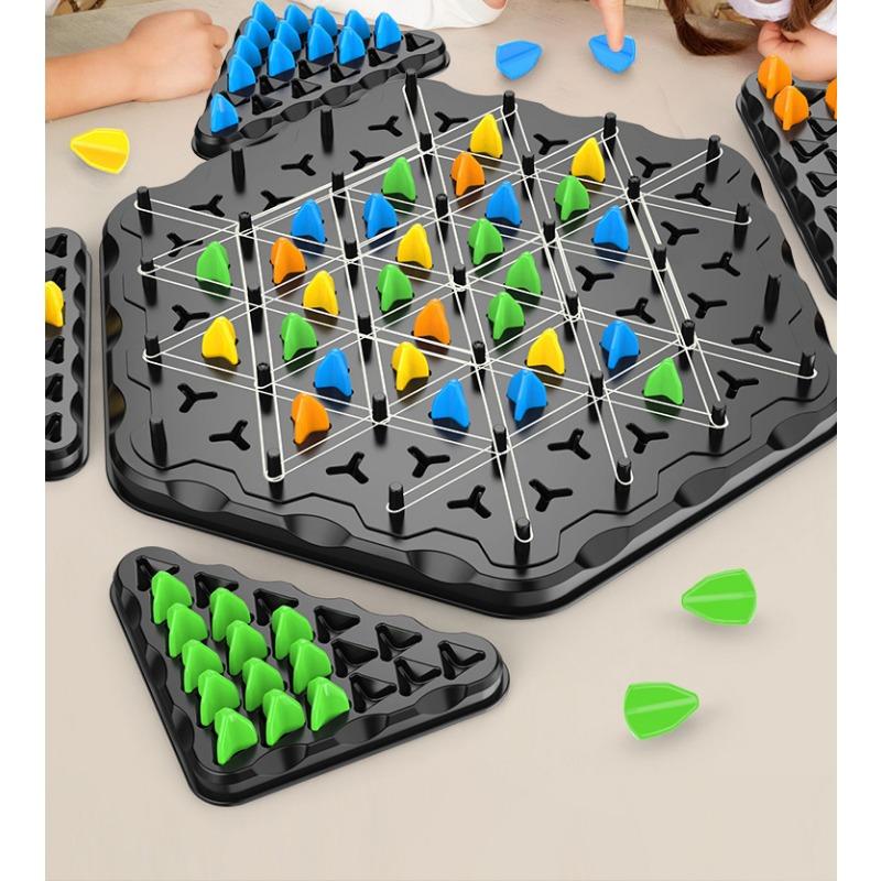 Chain Triangle Chess Desktop Puzzle Game Family Parent-child Interactive Game Exercise Logic Educational Toy