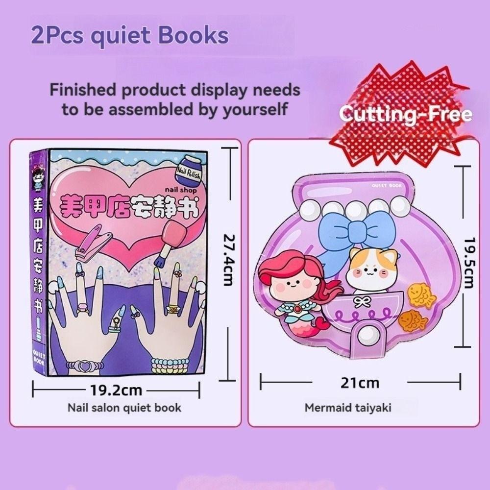 3D Design Creative Sticker Games Handmade 3D Makeup Quiet Book  Creative Play