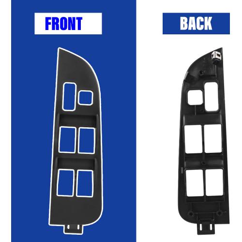 Replacement Window Switch Panel For Toyota Corolla Driver And Front Passenger Side Left Right 74232 02060 74231 02060