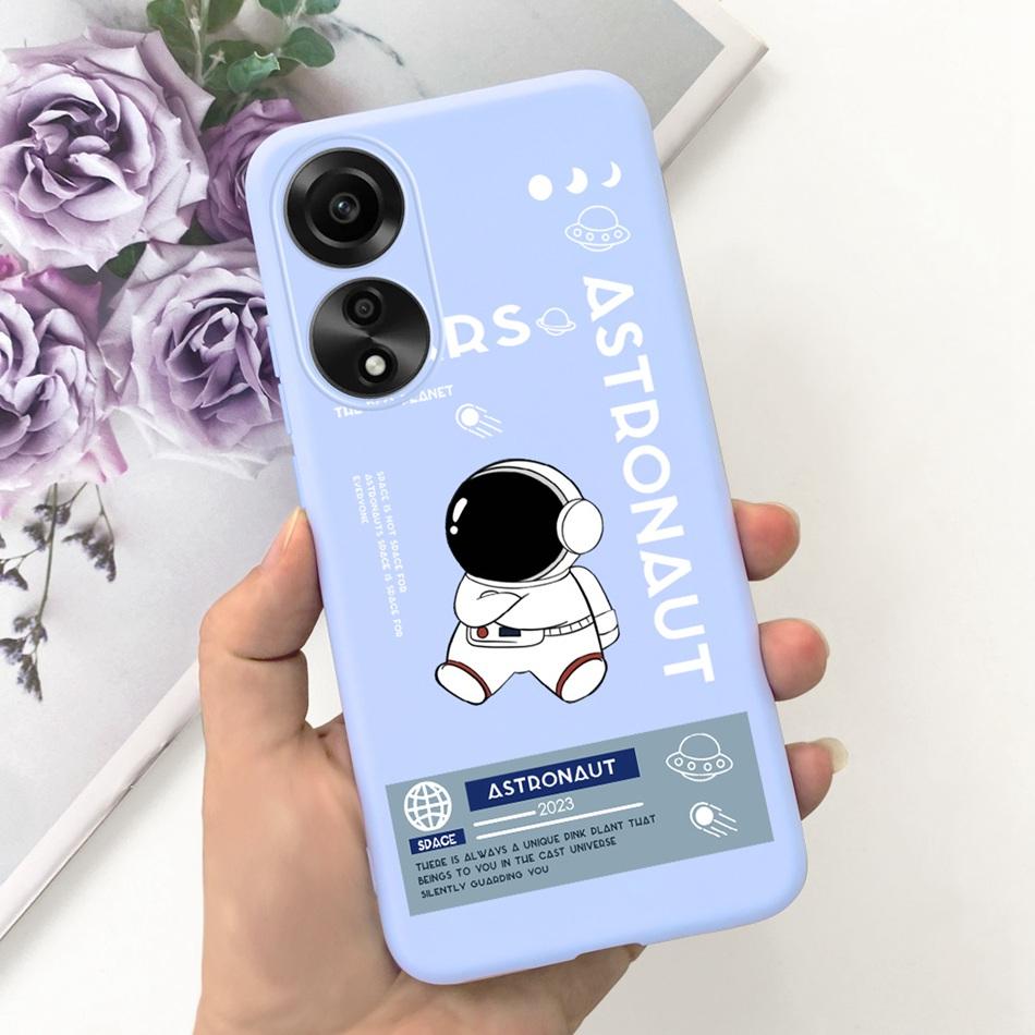 For OPPO A78 Case Oppo A78 4G CPH2565 Cute Fashion Candy Color Soft Silicone TPU Phone Back Cover For OppoA78 A 78 4G 2023