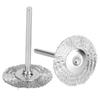 30Pcs Brush Wheel Flat Mini Wood Carving Rust/Corrosion/Paint Removal Polishing ToolsSteel Wire