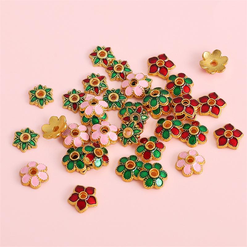 

Plum Blossom Sunflower Spacer Beads - DIY Jewelry Accessories