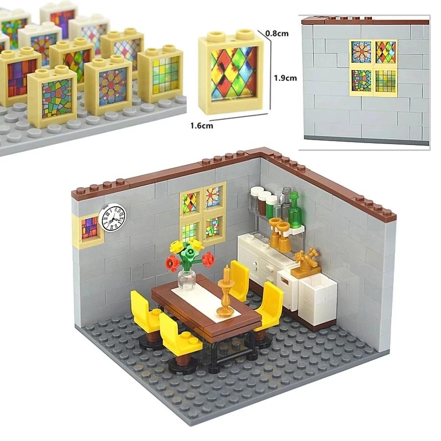Thick Wall Figures Bricks Leduo 98283 15533 DIY 1x2 1x3 1x4 1+2 Dots Building Up Modules Educational Tool House Contruction Play Kits