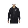 Nike Dri-Fit Standard Issue Logo Print Zip Hoodie Men Hoodies Black DV9449-010