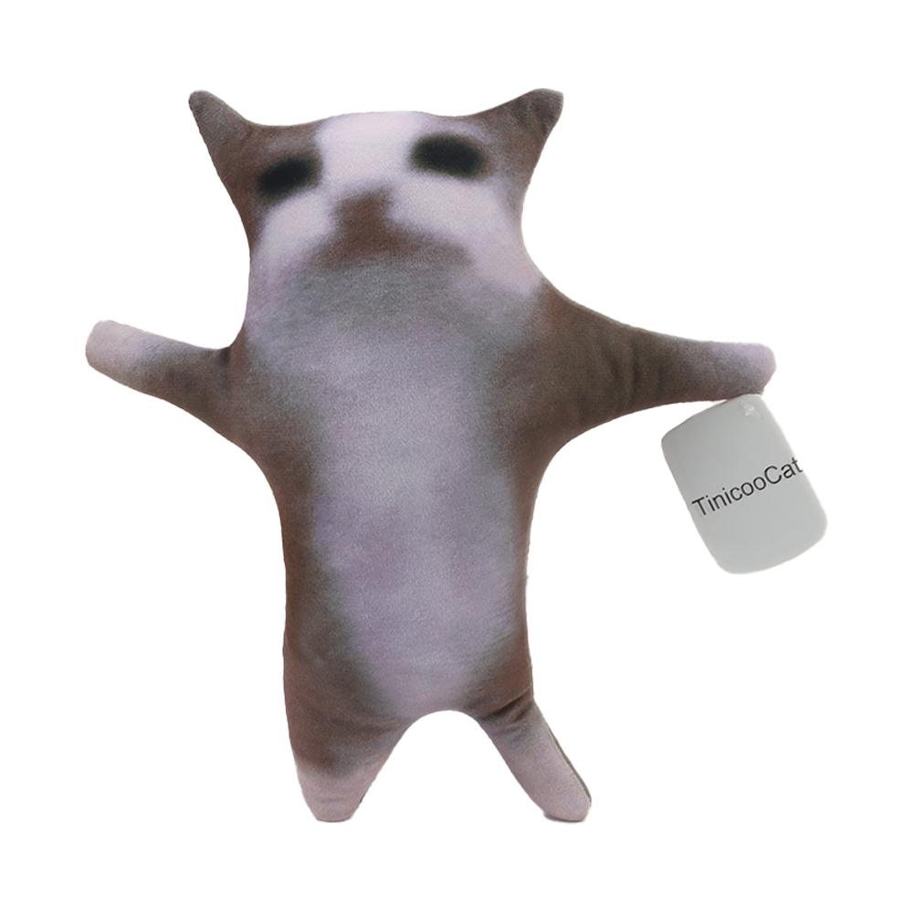 

TinicooCat Счастливый кот плюшевая игрушка фильм чучело животных милый кот плюшевый интерактивный кот плюшевый животное Счастливый кот детская игрушка подарок на день рождения 28*26cm