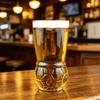 Soccer Beer Glass 460ml Capacity Clear Glass Football Bottom Design Pint Cup Mug
