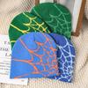 Spider Web Jacquard Knitted Beanie - Unisex Warm Winter Hat, Trendy European & American Style