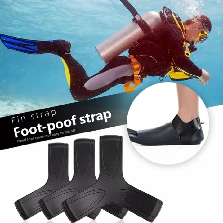 Multipurpose Diving Fins Ergonomic Design With Quick Releases Buckles Adjustable Silicone Swim Fins For Easily Movement