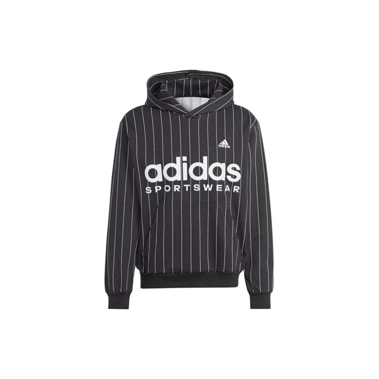 Adidas Sweatshirts Men's Black Hooded Moderate Regular IB8381