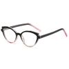 Fashion Versatile Anti-Blue Reading Glasses Progressive Frame Flat Light Ferrule Cp Imitation Plate Reading Mirror