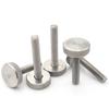 2-10pcs M2 M2.5 M3 M4 M5 M6 M8 M10 304 Stainless Steel Large Flat Head Knurled Thumb Screws Hand Tighten Bolts length 4-60mm