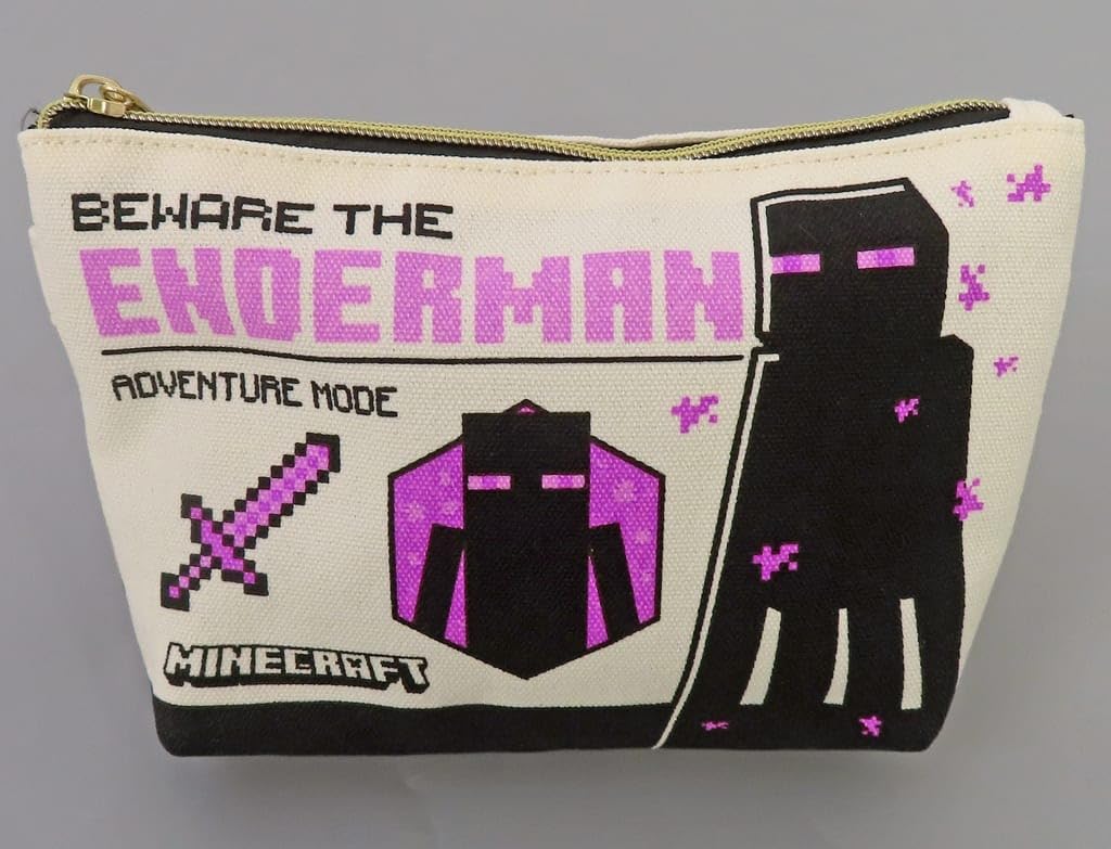 K Company Minecraft Canvas Boat Pouch, Black, CHP3-MCT-BK