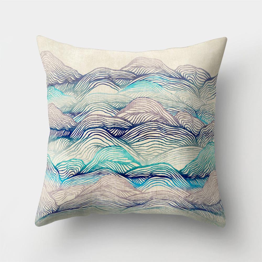 Corrugated Pillowcase Sofa Pillowcase Creative Home Car Cushion Office Pillowcase