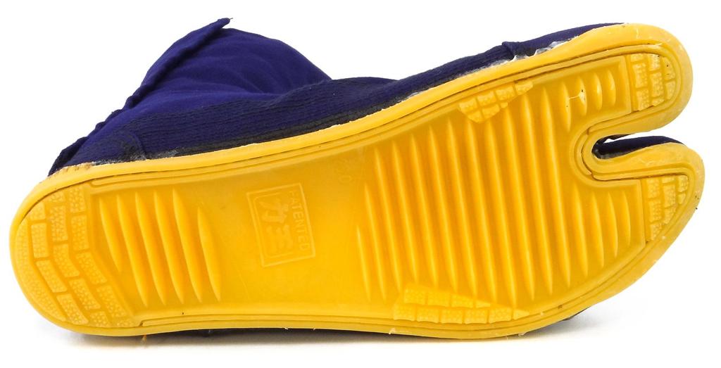 Rikioh Safety Genba Navy GD12B Tabi, Daioh, 12-Piece Kohaze, Blue, 25.0cm,