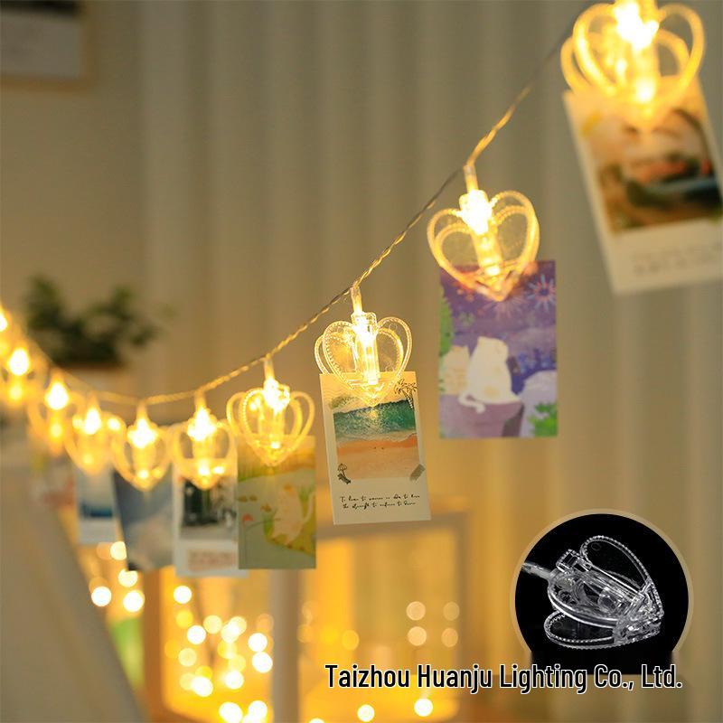 LED Heart Rose Flower String Lights: Romantic Valentine's Day Decoration