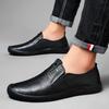 Echtes Leder Herren Slipper Neu Bequeme Herren Fahr-Flats Luxusmarke Herren Freizeitschuhe Krokodilmuster Herren Mokassins