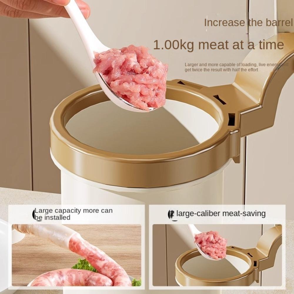 Sausage Filler Sausage Maker Heavy Duty Fast Meat Filling Machine Manual Sausage Stuffer Cooks