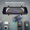 4K Dual-Lens Car Dvr 10Inch Mirror Dash Cam for Cars Wireless Carplay Android Auto Front and Rear Camera Black Box Car Assecorie