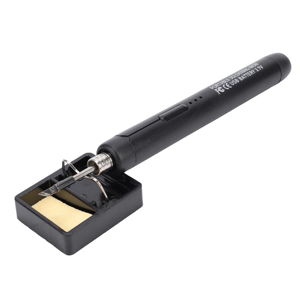 Cordless Soldering Iron Kit Portable Wood Burning Kit with 3 Custom Tips Smart Power By Battery Support Auto Sleep Mode