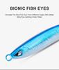 60g-120g Sardine Slider Metal Jig Lure Long Casting Fishing Jig with Slow Pitch Technique for Tuna Target Species