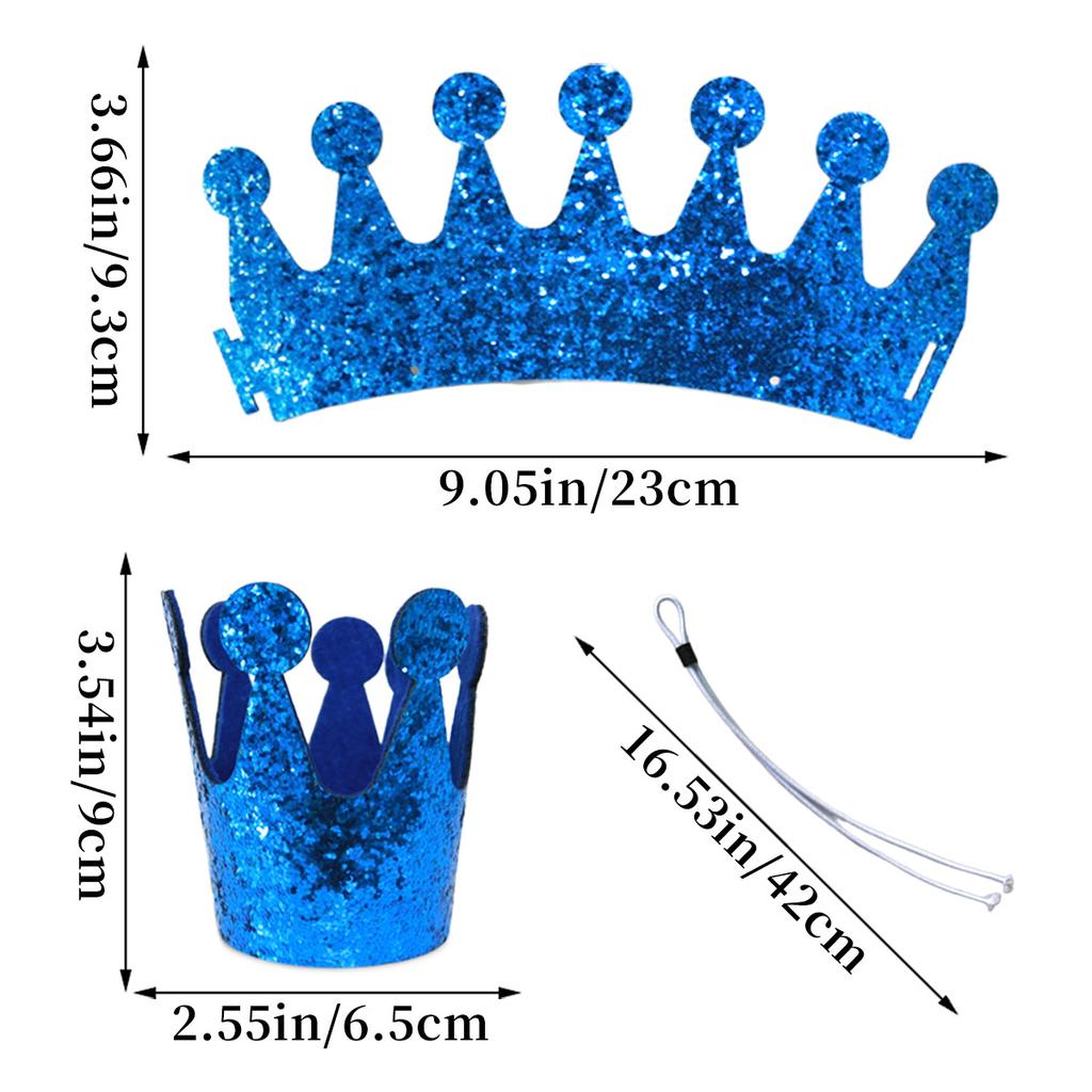 Haustier Geburtstagsparty Hut Dekoration Haustier Katze Hund Pailletten Geburtstagskrone Hut Kopfbedeckung