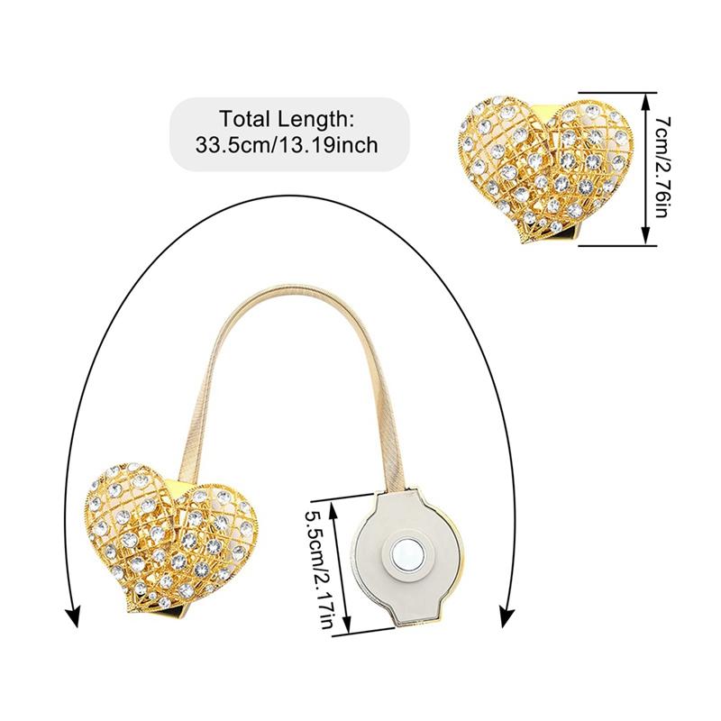 2pcs Magnetic Curtain Buckle Curtain Tieback