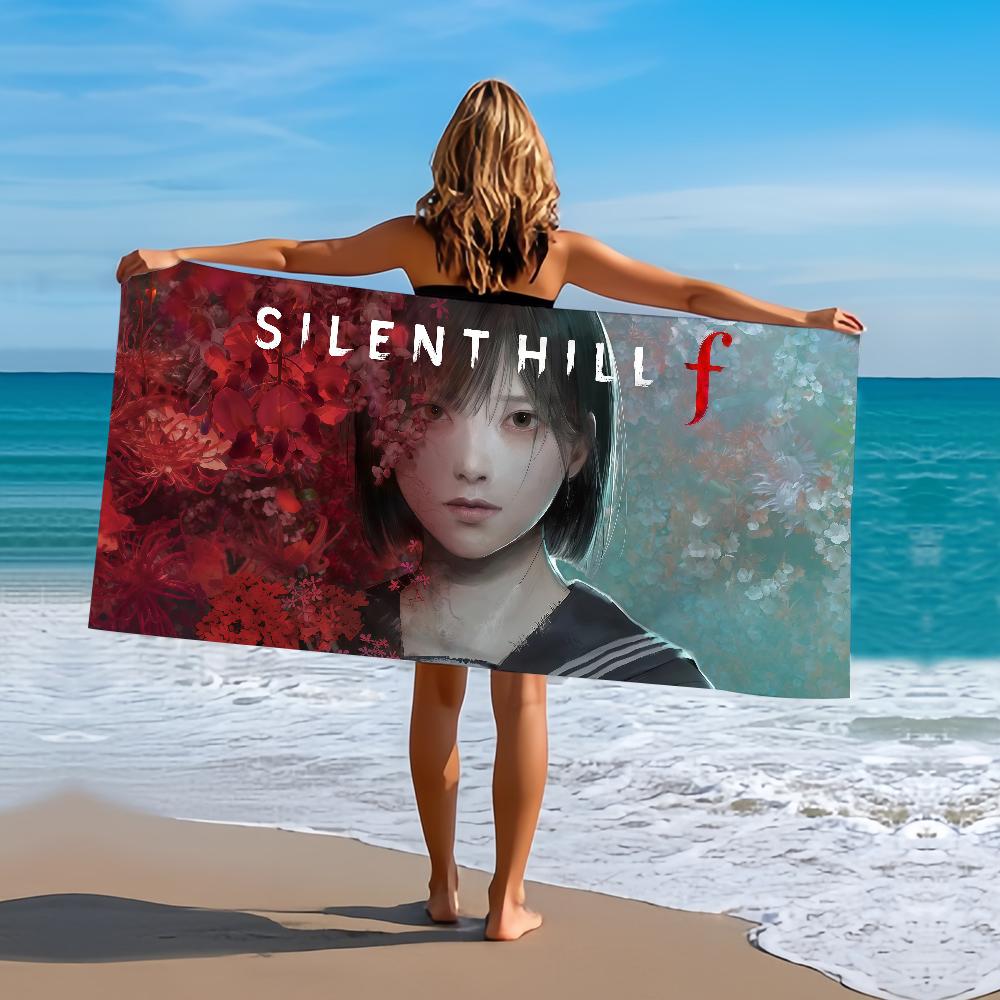 Towel Beach Bath Quick-Drying Game Lightweight Portable F Sauna Camping Swim S-SilentS-ES H-HillS-ES Pool Travel