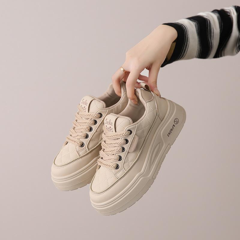 

2025 маленькие белые туфли детские осенние новые корейская версия ins студентки досуг спорт универсальные кеды уличная съемка K2703 40 хаки