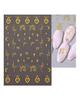 Laser Nail Stickers Butterfly Heart Star Design Adhesive Slider Decals Nail Art Stickers Manicure Decorations
