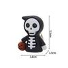 Halloween Rocking Keychain Toys Pumpkin Black Cat Acrylic Bag Pendant Backpack Mobile Phone Charm Holiday Party Kids Funny Gifts