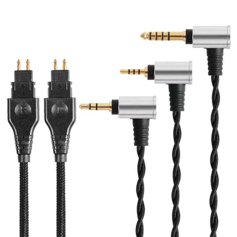 2. 5/3.5/4.4mm Microphone Cable Audio Cable Replacement for HD560 HD580 HD600 HD660S Balance Upgrade Cord