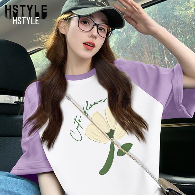 Women s Loose Fit Color Block Raglan T-Shirt S