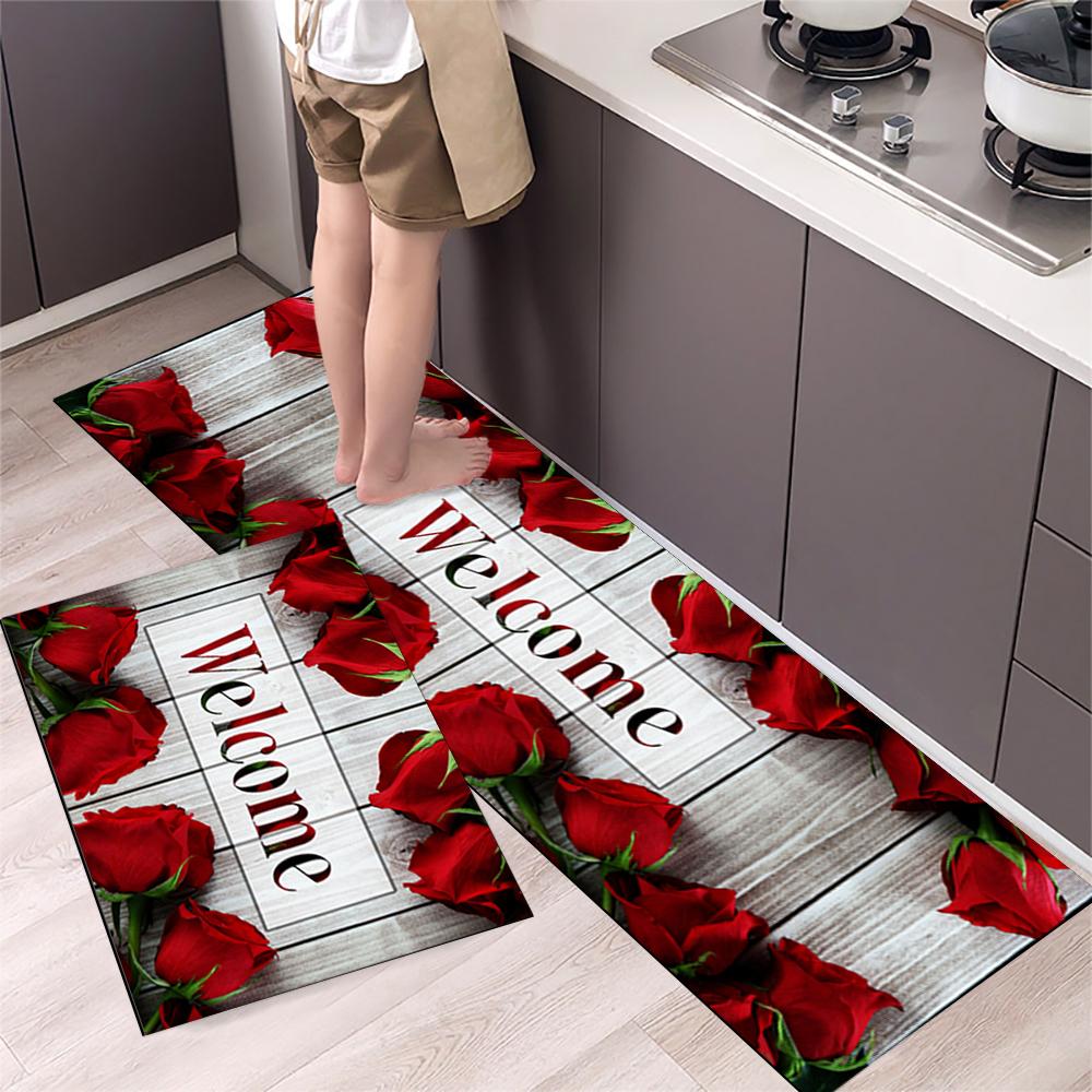 

Кухонный коврик для пола, ковер, придверный коврик для дома, декор для спальни, гостиной, прикроватный коврик, коврик для прихожей, балкона, ванной комнаты, противоскользящий коврик 40cmx60cm 1pc