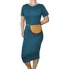 Ebay autumn and winter women's knitted dress multi-color multi-size OL dress