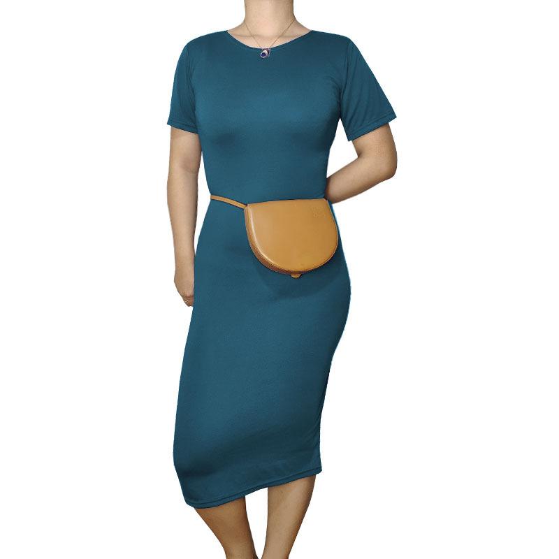 Ebay autumn and winter women's knitted dress multi-color multi-size OL dress
