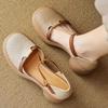 Baotou Thick-soled One-piece Slip-on Roman-style Sandals, Slip-on Shoes with Holes, French-style Thick Heel High Heels